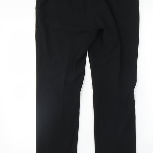 M&S Womens Black   Trousers  Size 10 L30 in