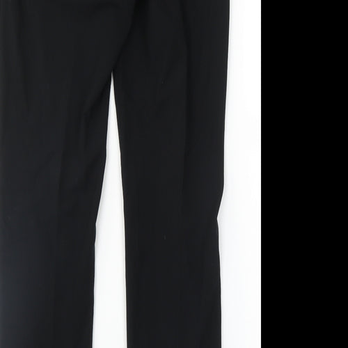 M&S Womens Black   Trousers  Size 10 L30 in