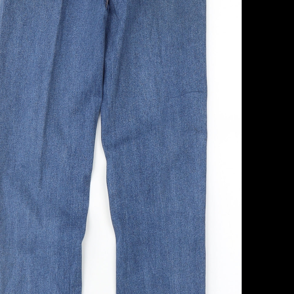 Cotton Traders Womens Blue   Straight Jeans Size 14 L28 in