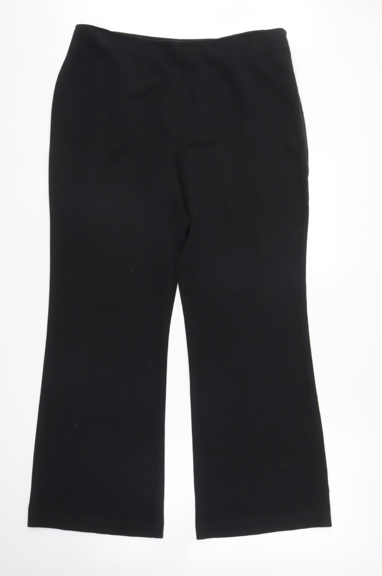 Papaya Womens Black   Trousers  Size 16 L29 in