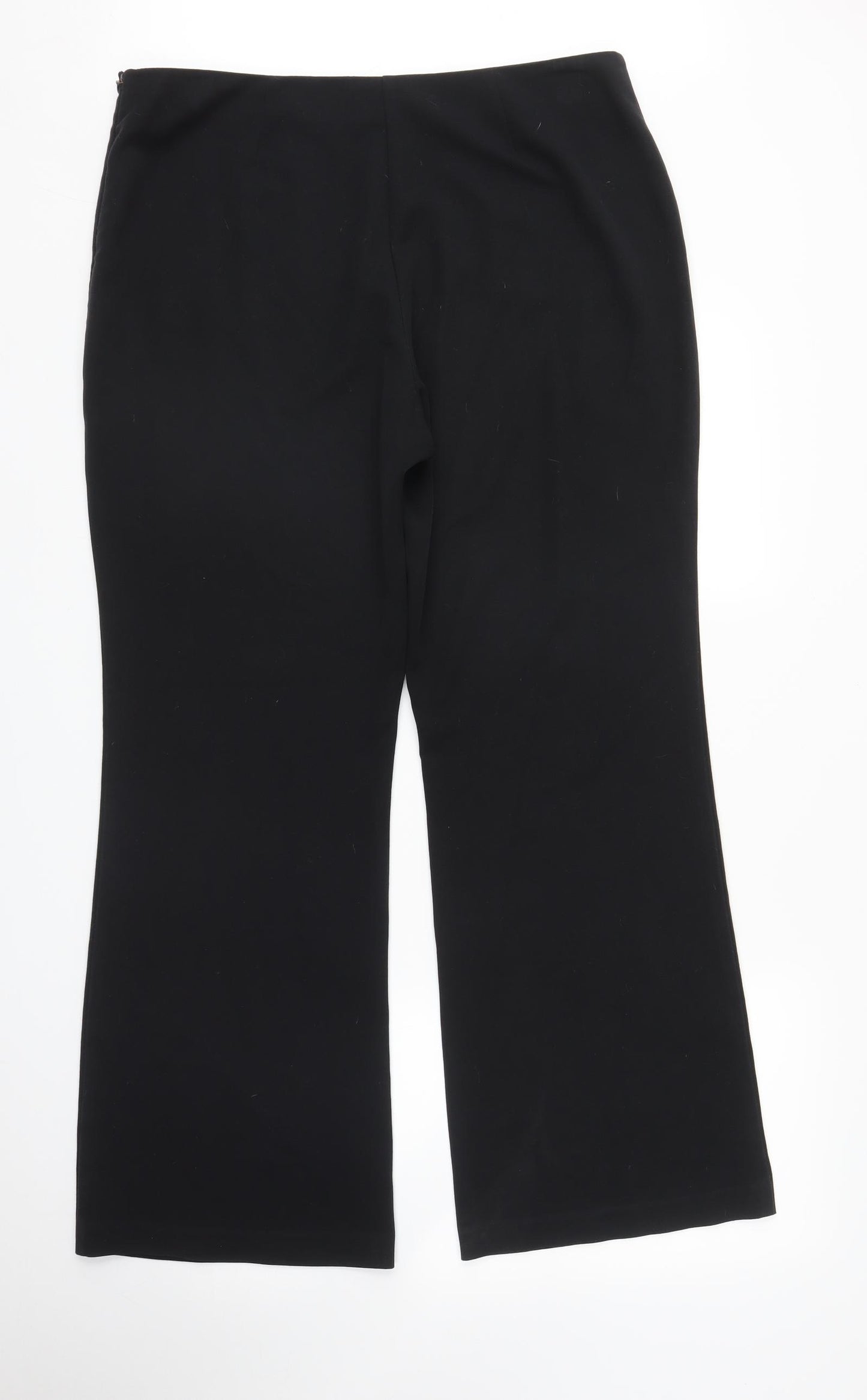 Papaya Womens Black   Trousers  Size 16 L29 in