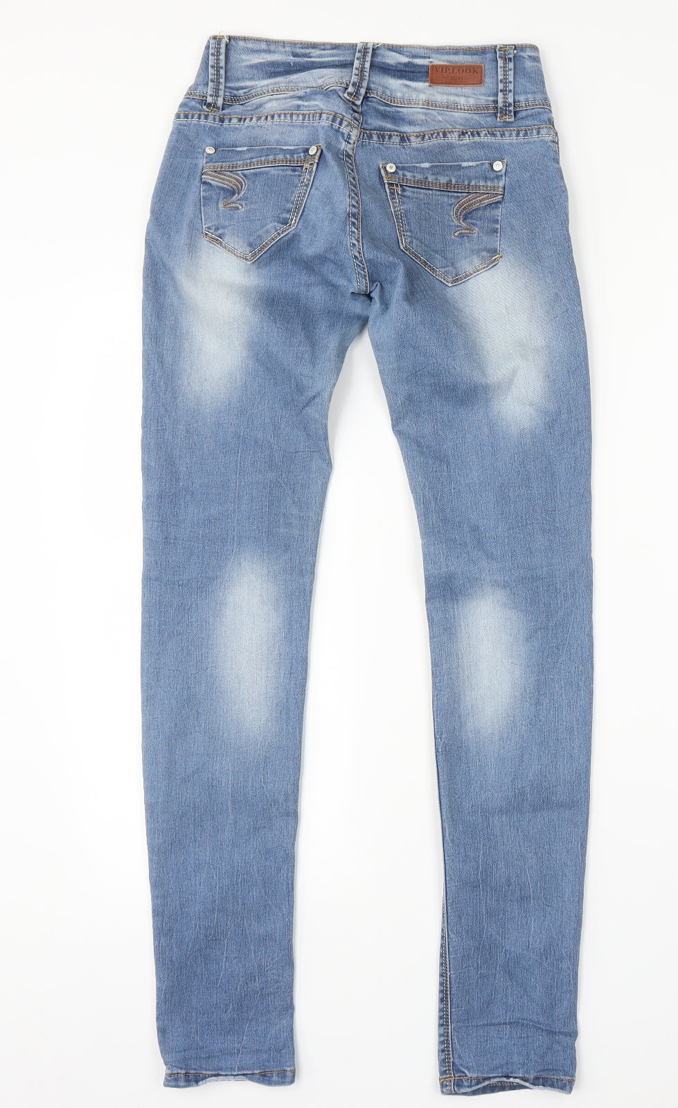 VIP look Womens Blue   Skinny Jeans Size 8 L31 in