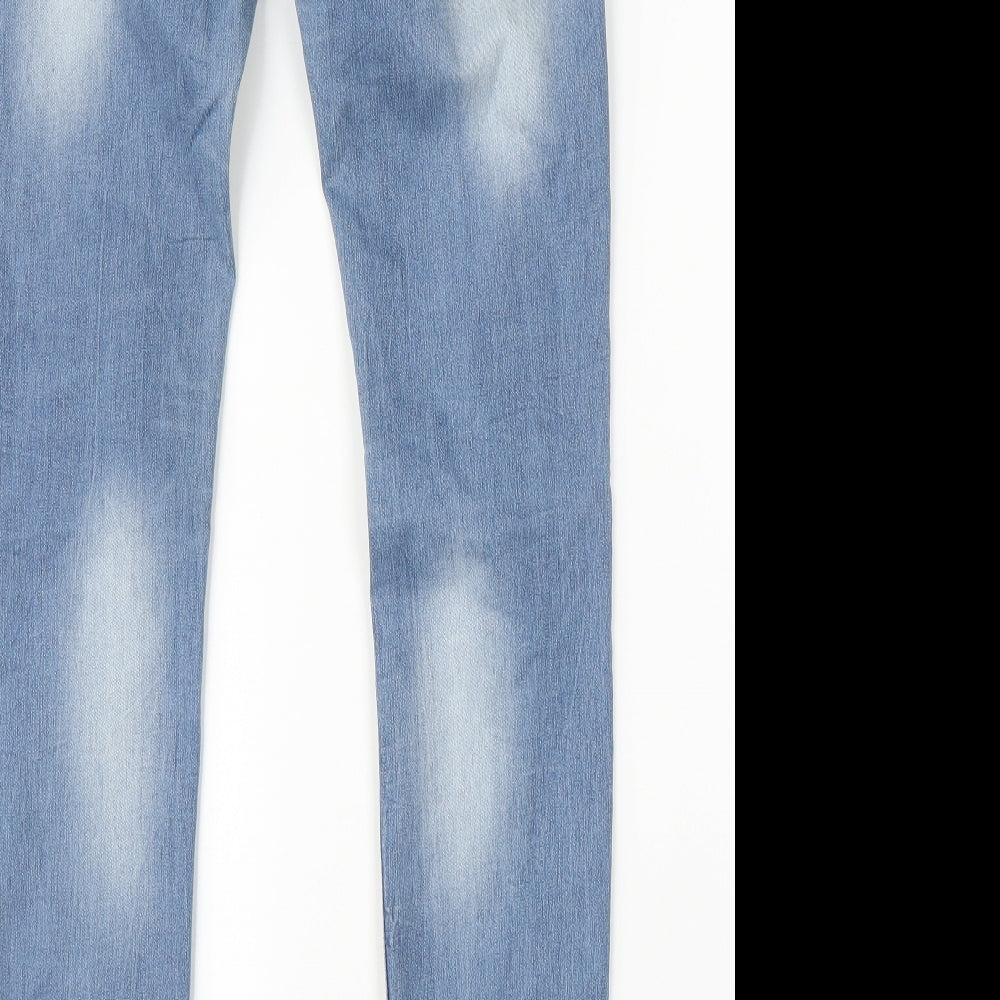 VIP look Womens Blue   Skinny Jeans Size 8 L31 in