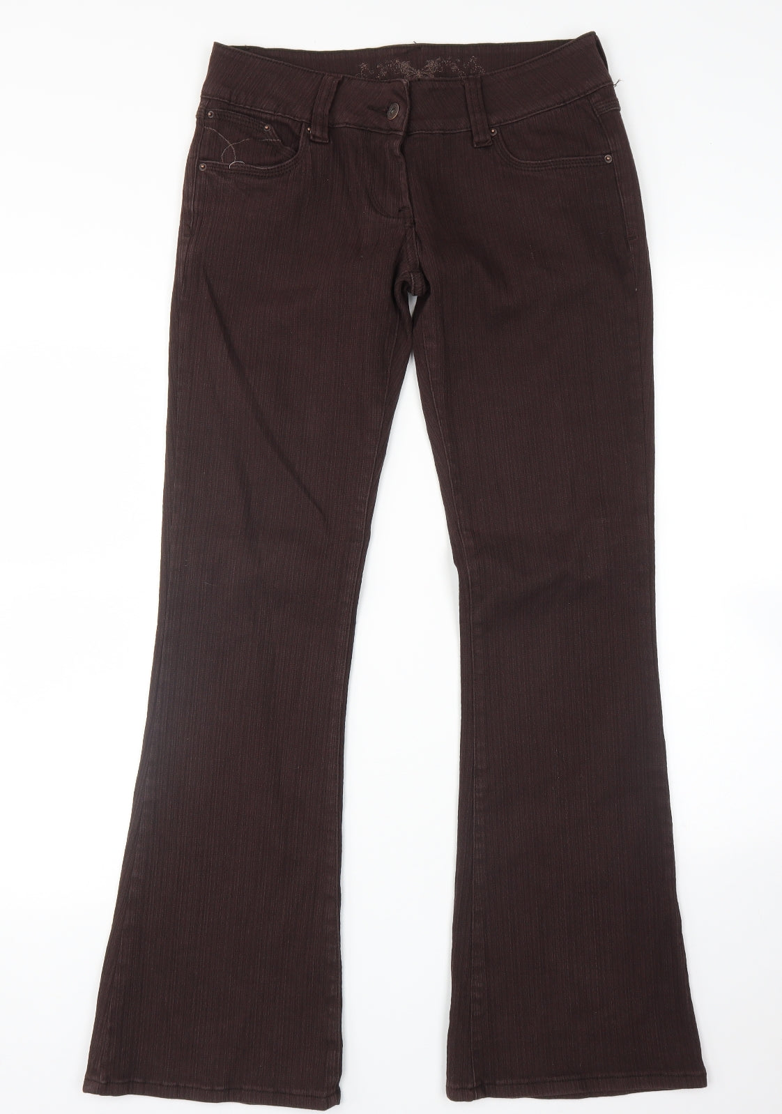 Bay Womens Brown   Bootcut Jeans Size 10 L30 in