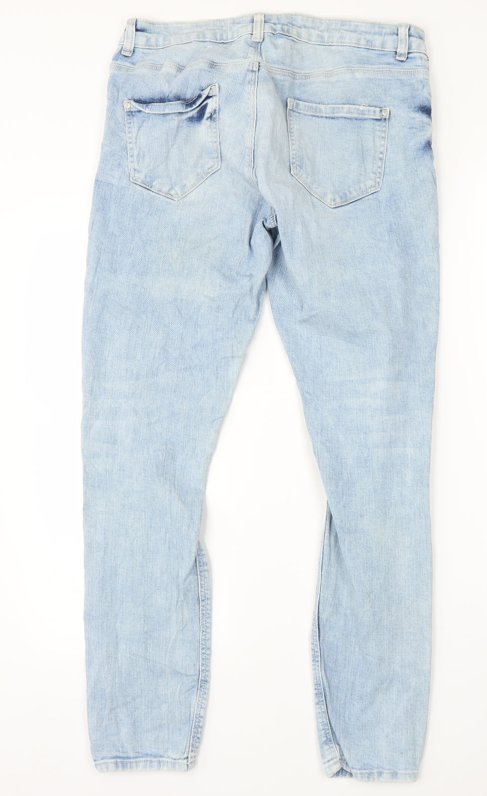 Denim Co Womens Blue   Straight Jeans Size 12 L29 in