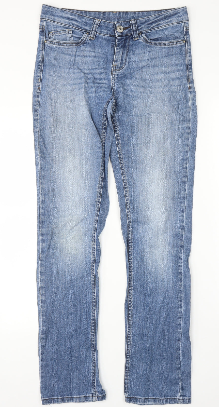 Preworn Womens Blue   Straight Jeans Size 28 L32 in