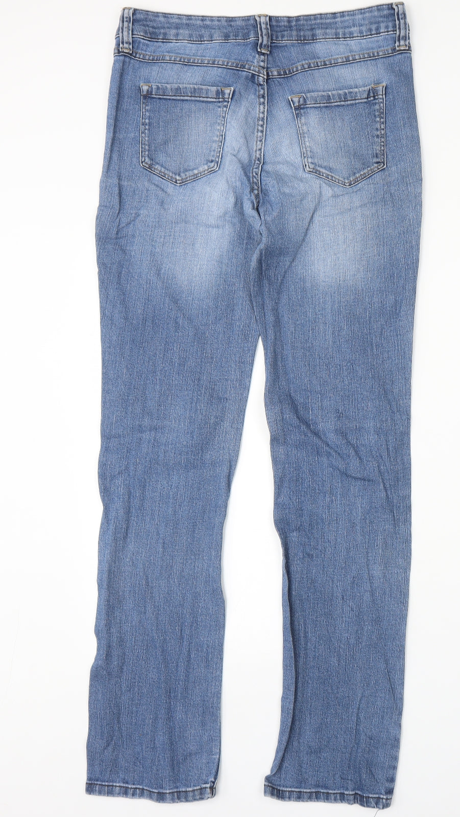 Preworn Womens Blue   Straight Jeans Size 28 L32 in