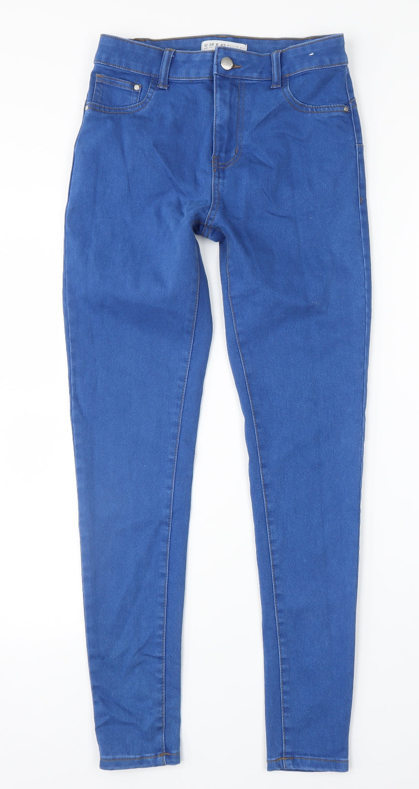 Denim Co Womens Blue   Skinny Jeans Size 10 L28 in
