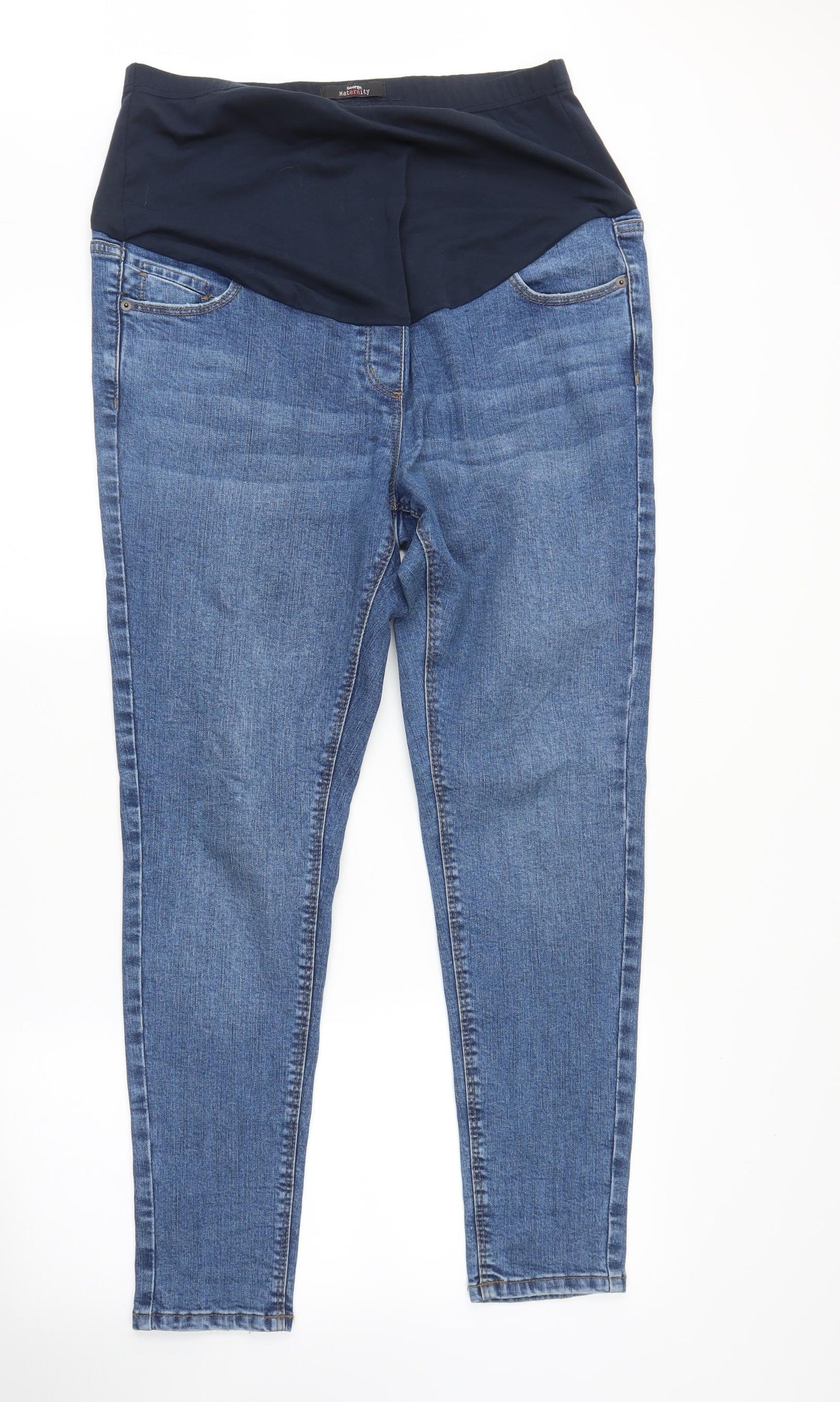 George Womens Blue   Skinny Jeans Size 14 L29 in