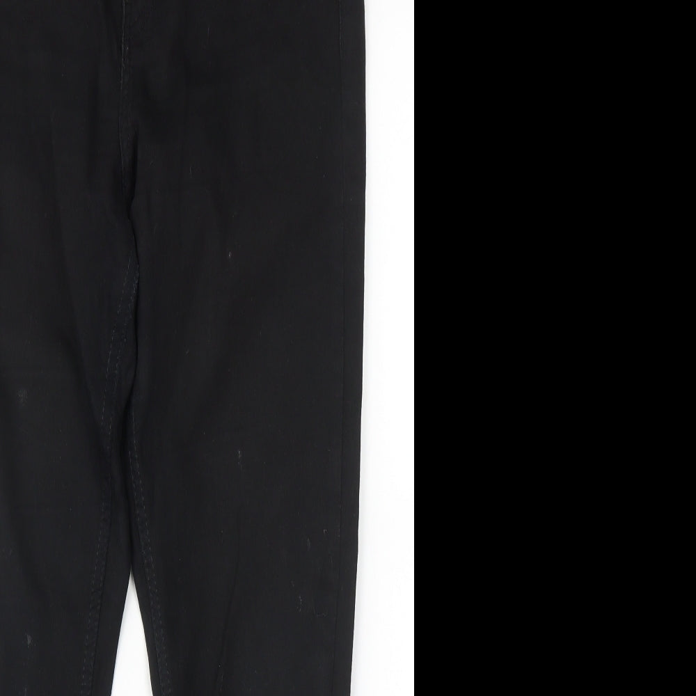 Topshop Womens Black   Skinny Jeans Size 32 in L30 in