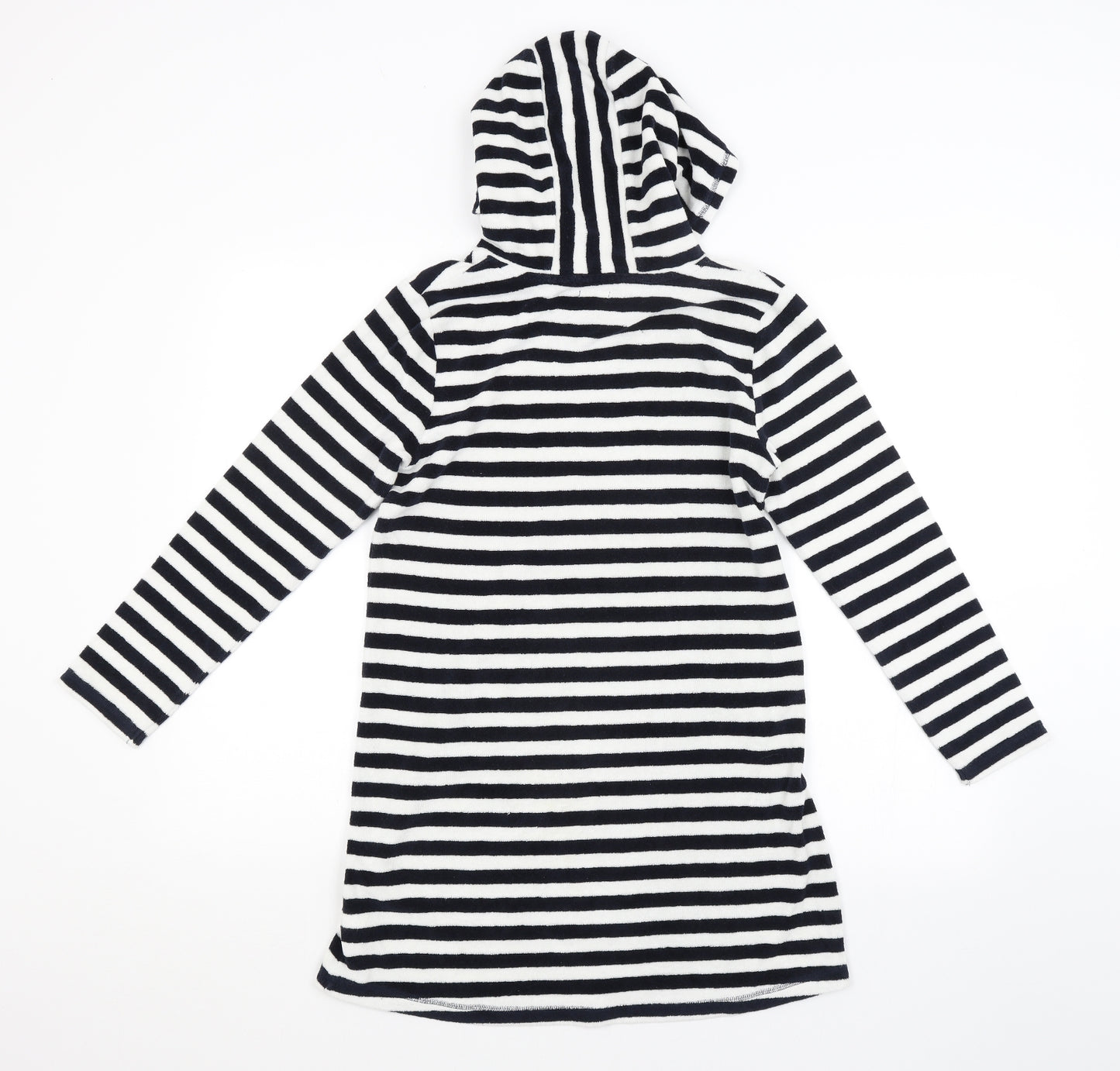 NEXT Girls Multicoloured Striped  Pullover Hoodie Size 12 Years