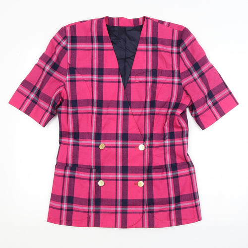 Preworn Womens Pink Check  Jacket