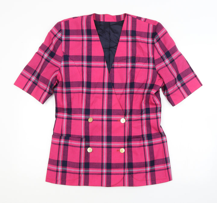 Preworn Womens Pink Check Jacket