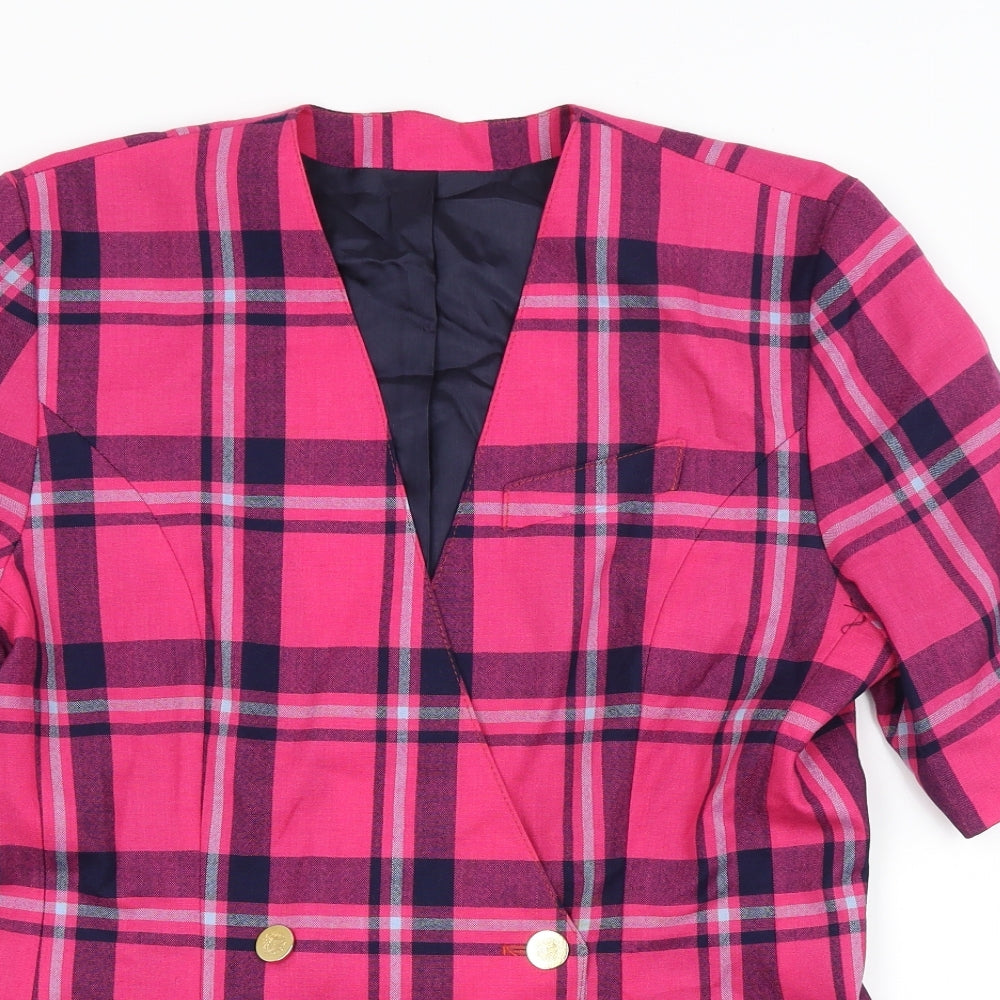 Preworn Womens Pink Check  Jacket