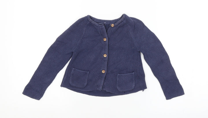 M&S Baby Blue   Cardigan Jumper Size 18-24 Months