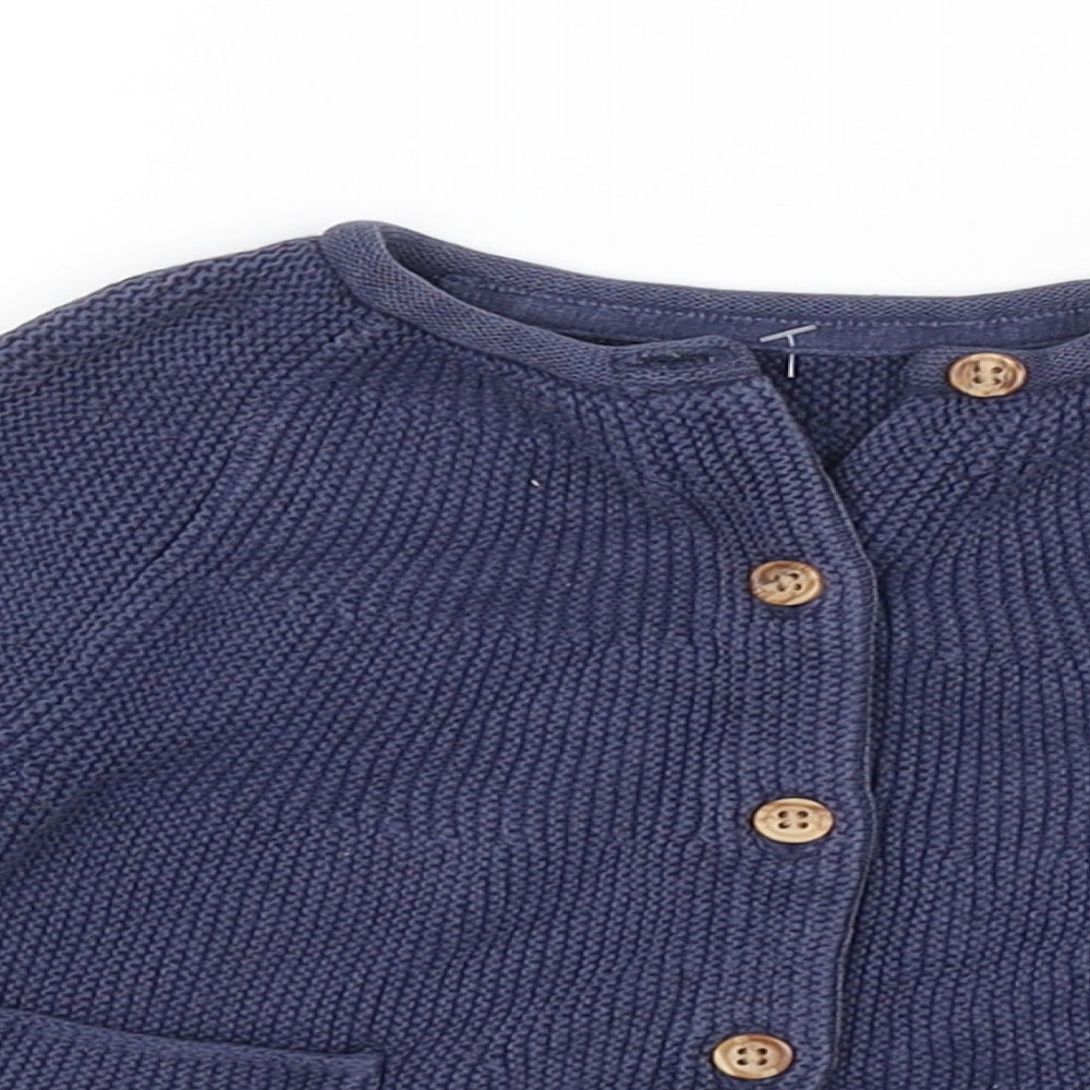 M&S Baby Blue   Cardigan Jumper Size 18-24 Months