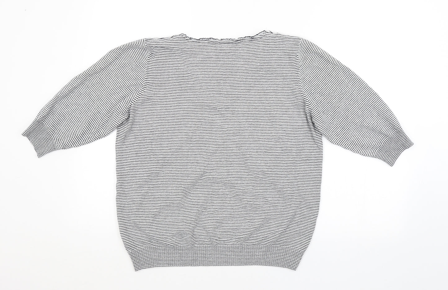 Per Una Womens Multicoloured Striped  Pullover Jumper Size 22