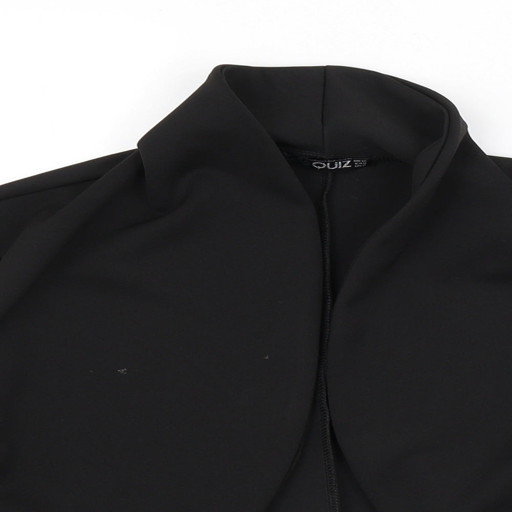 Quiz Womens Black   Jacket  Size 12