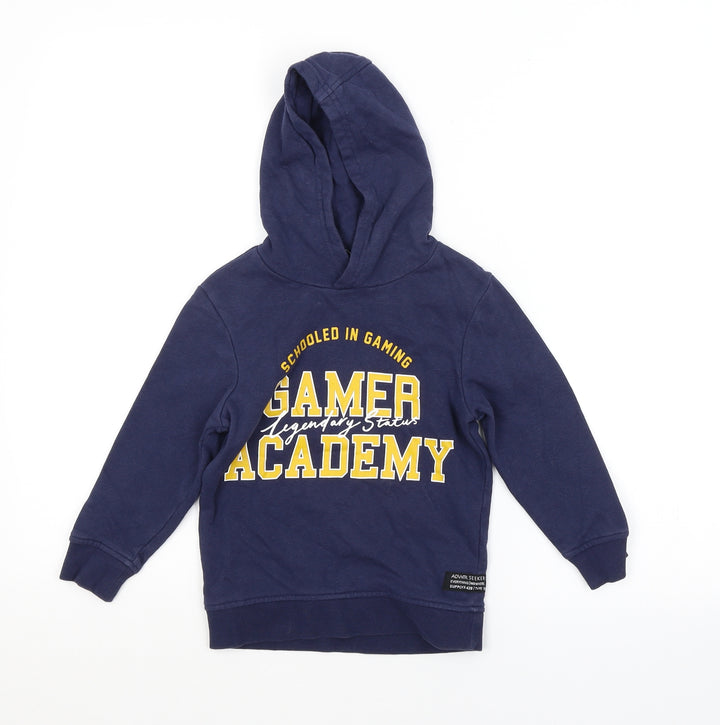 George Boys Blue   Pullover Hoodie Size 4-5 Years