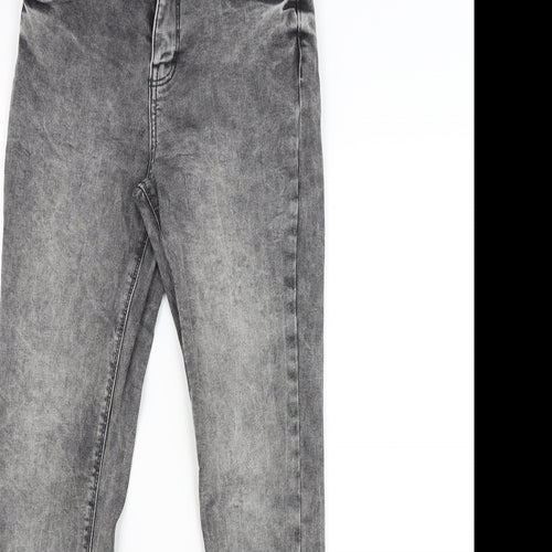 DENIM CO. Womens Grey   Skinny Jeans Size 10 L28 in