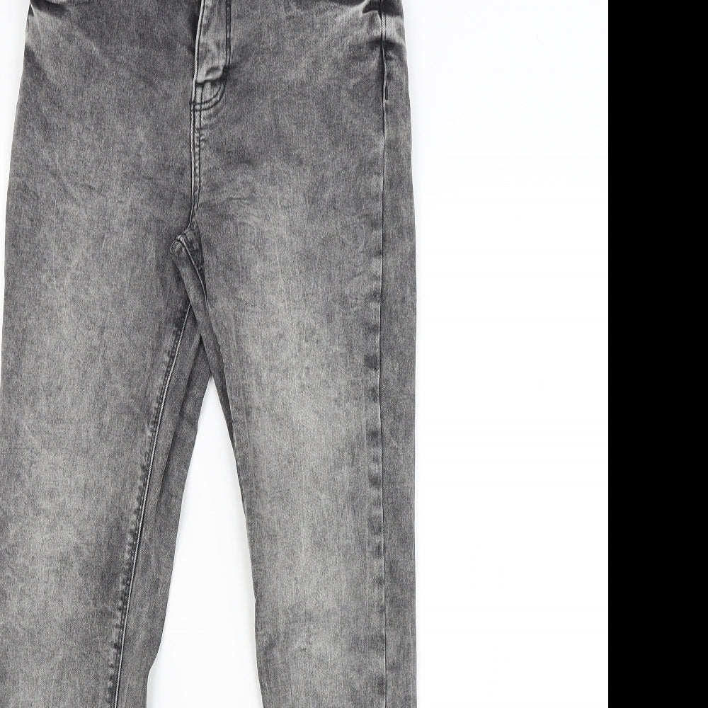 DENIM CO. Womens Grey   Skinny Jeans Size 10 L28 in