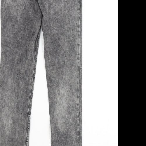 DENIM CO. Womens Grey   Skinny Jeans Size 10 L28 in