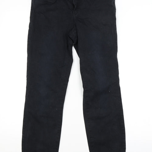 Yessica Womens Black   Chino Trousers Size 8 L28 in