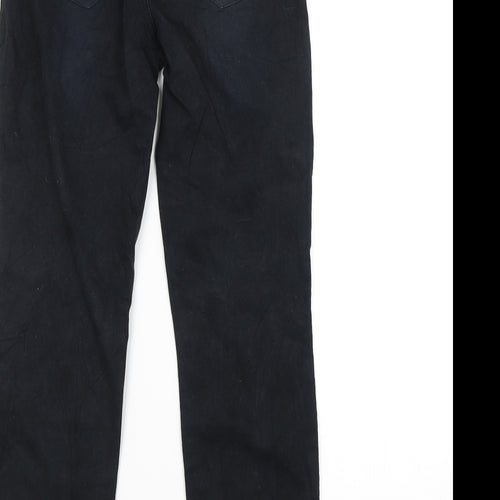 Yessica Womens Black   Chino Trousers Size 8 L28 in