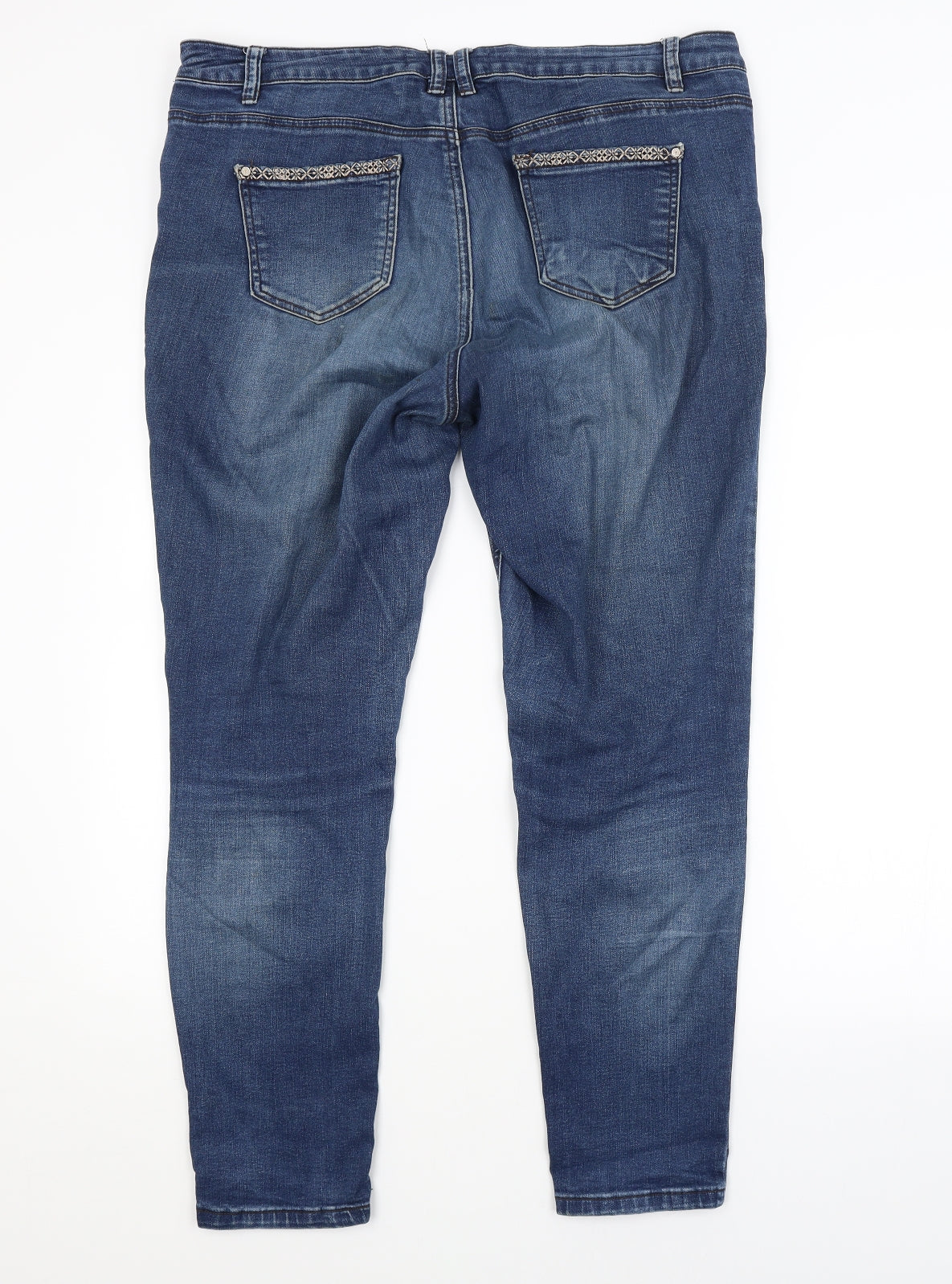 George Womens Blue   Skinny Jeans Size 16 L28 in