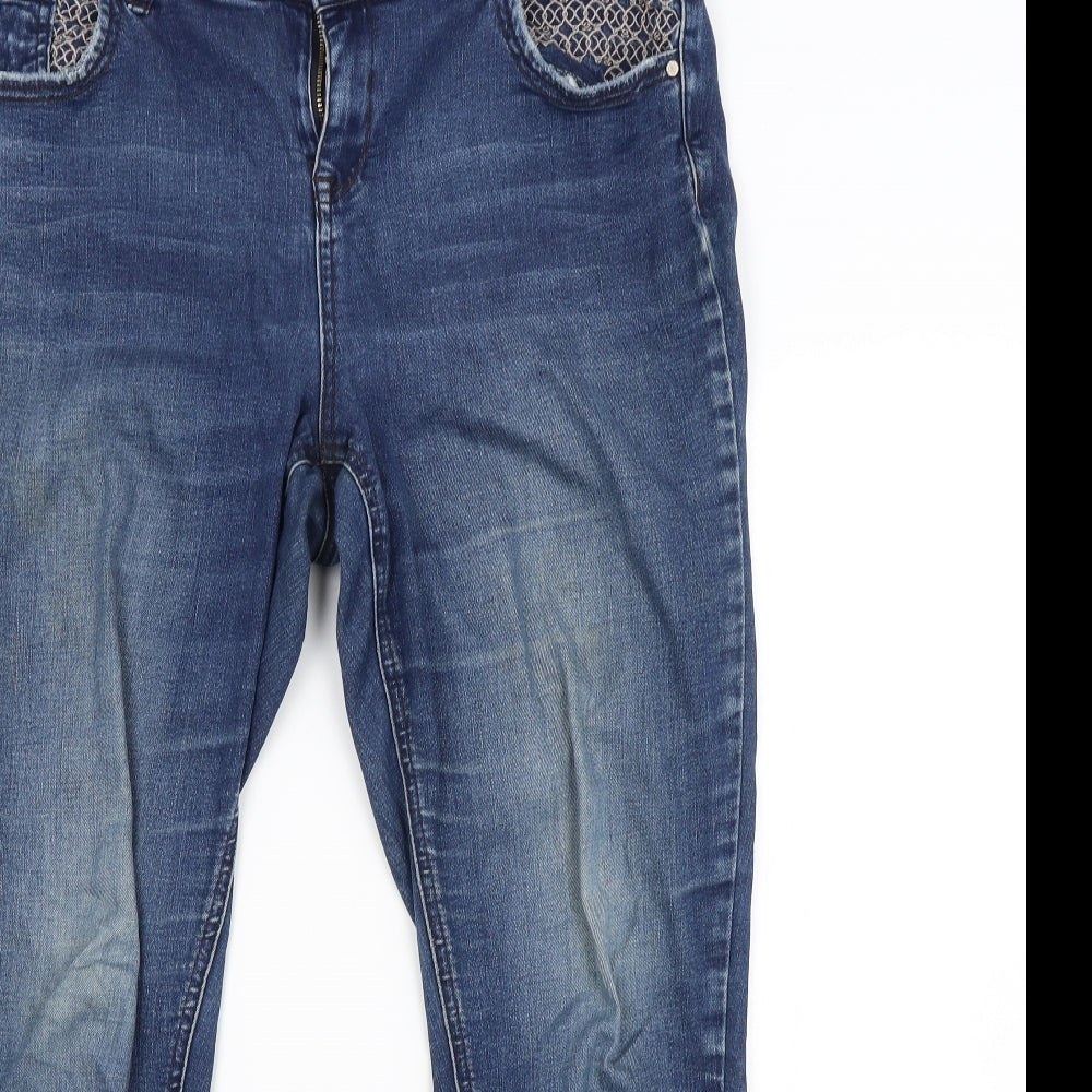 George Womens Blue   Skinny Jeans Size 16 L28 in