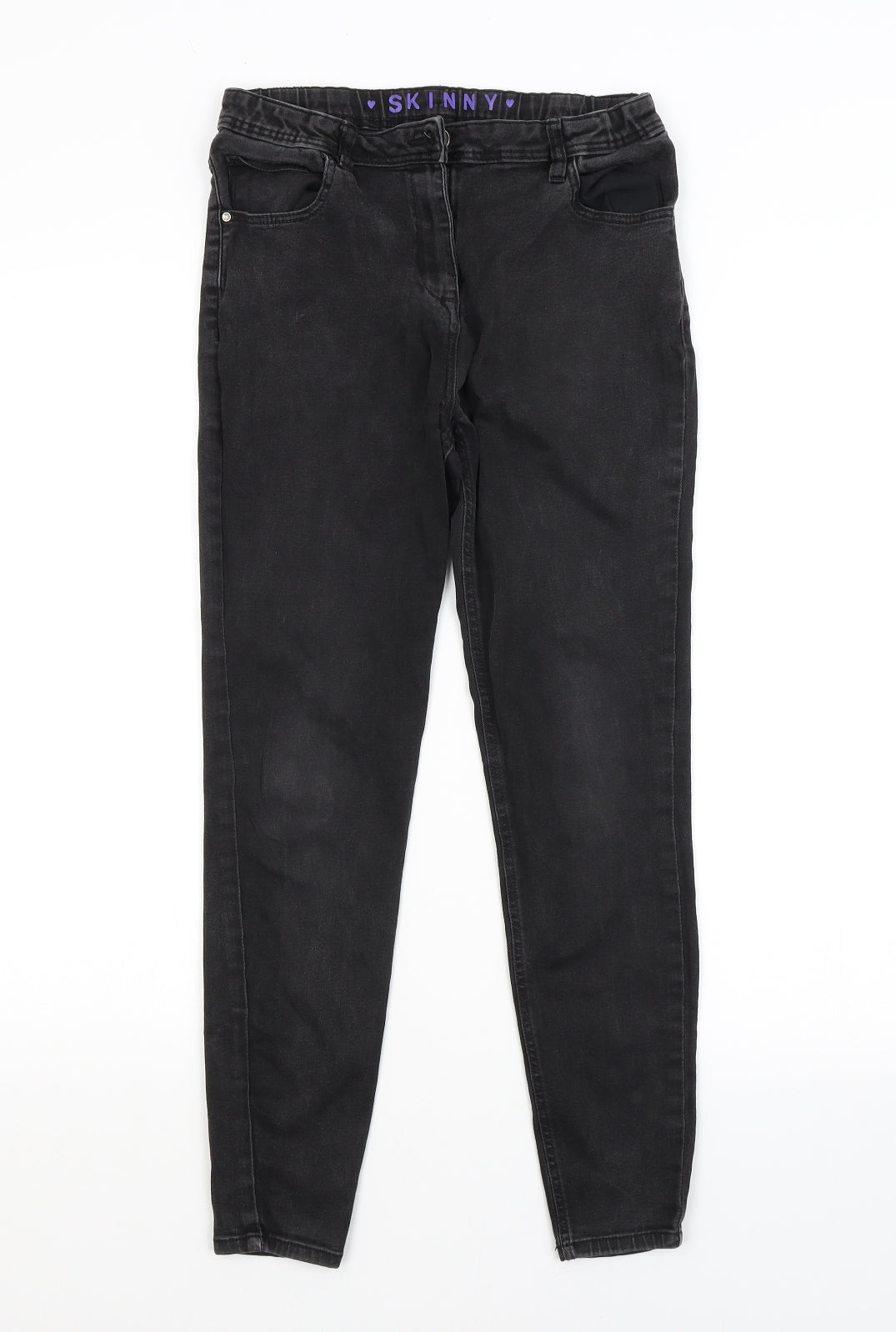 George Girls Grey   Skinny Jeans Size 13-14 Years
