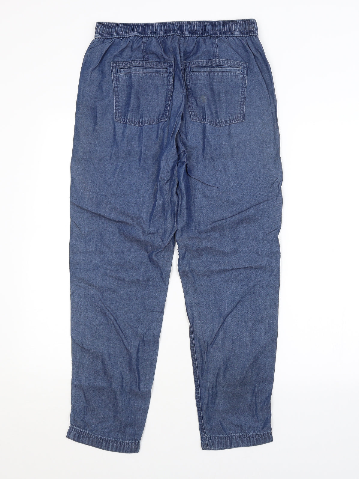 M&S Womens Blue   Jegging Trousers Size 10 L27 in