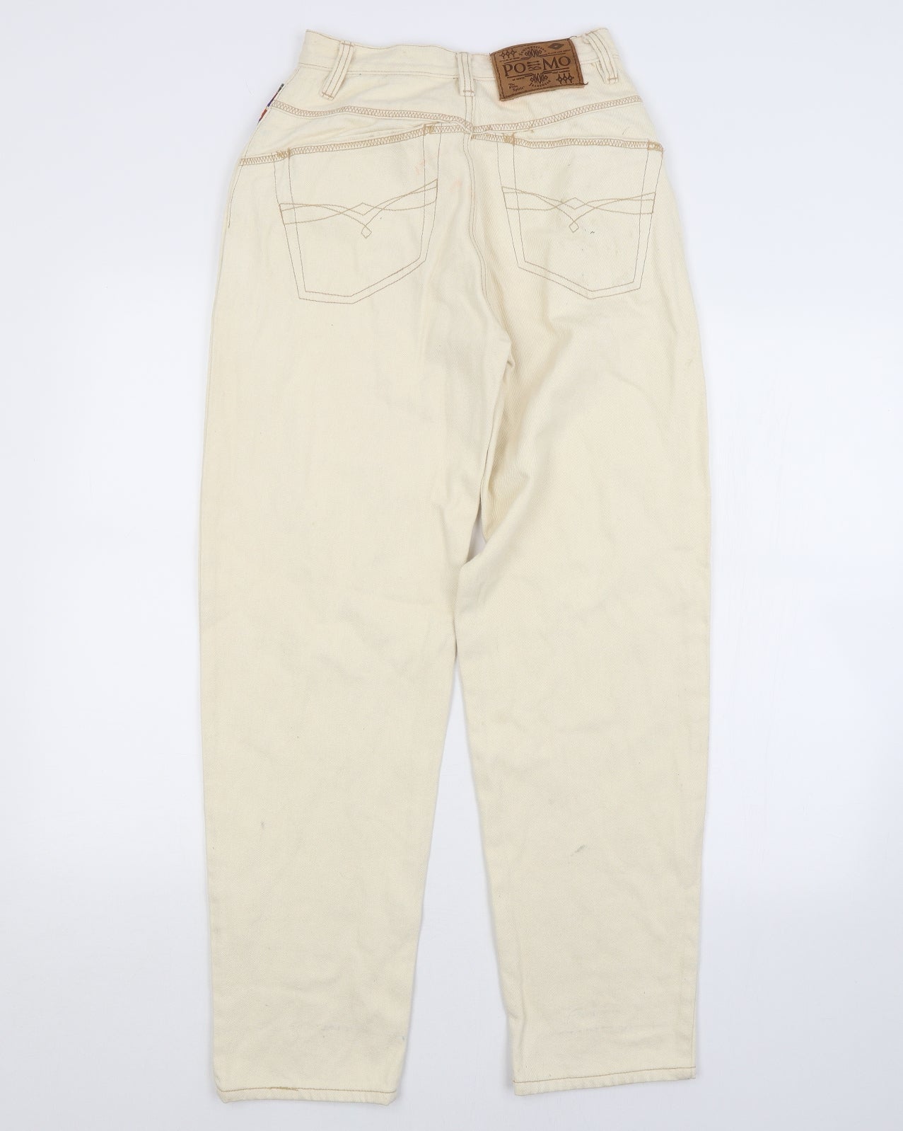 Preworn Womens Beige   Straight Jeans Size 10 L29 in