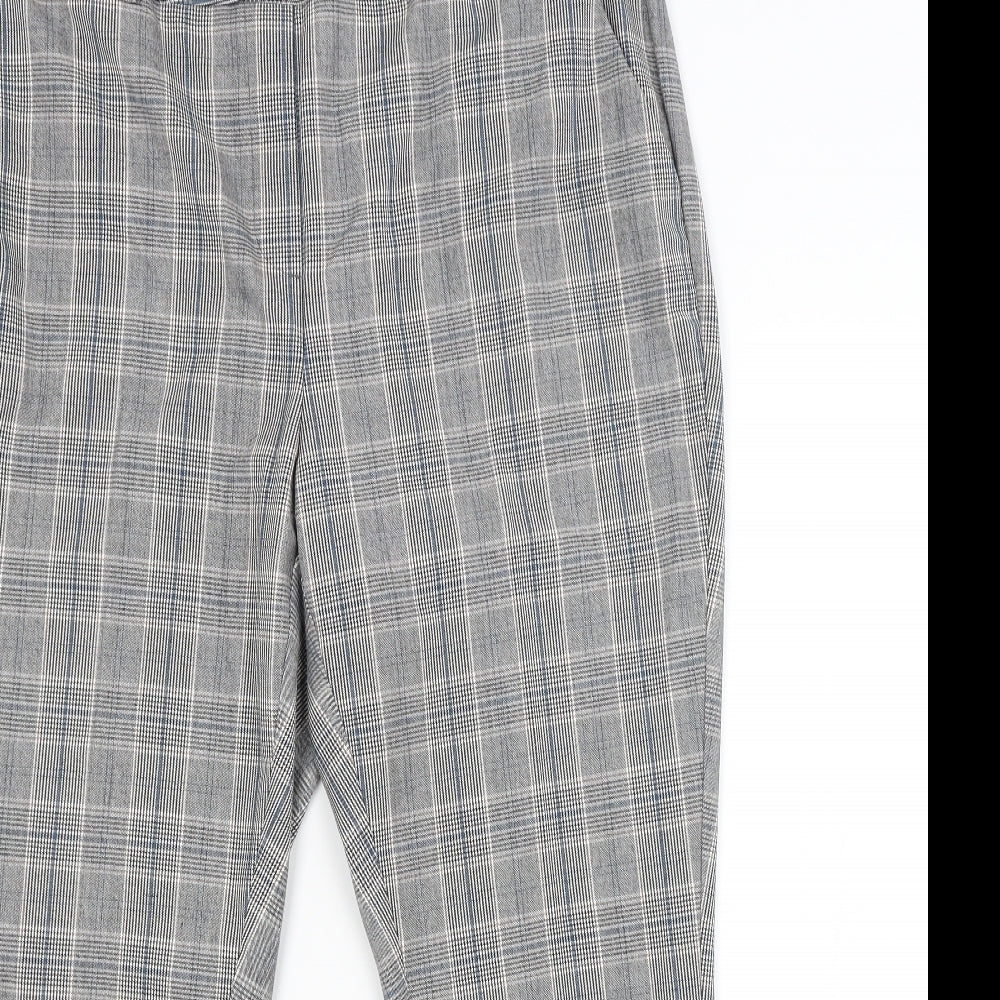 Damart Womens Grey Check  Trousers  Size 20 L24 in