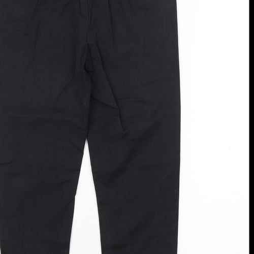 M&S Womens Black   Trousers  Size 14 L24 in