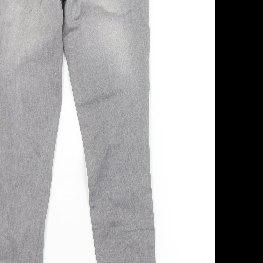 Preworn Womens Grey   Skinny Jeans Size 26 in L26 in