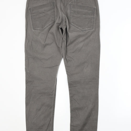 Preworn Womens Grey   Straight Jeans Size 6 L29 in