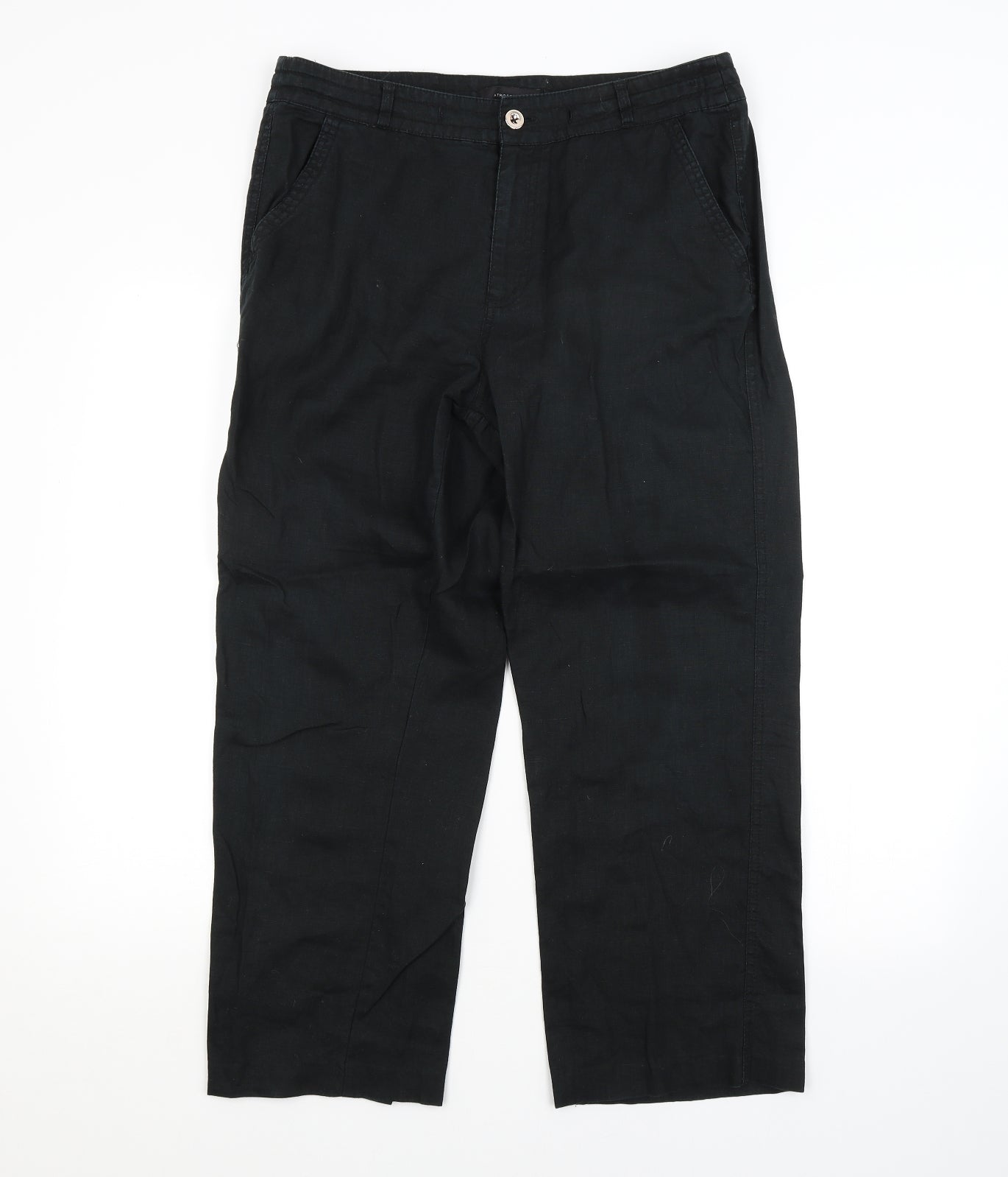 Atmosphere Womens Black   Trousers  Size 14 L25 in