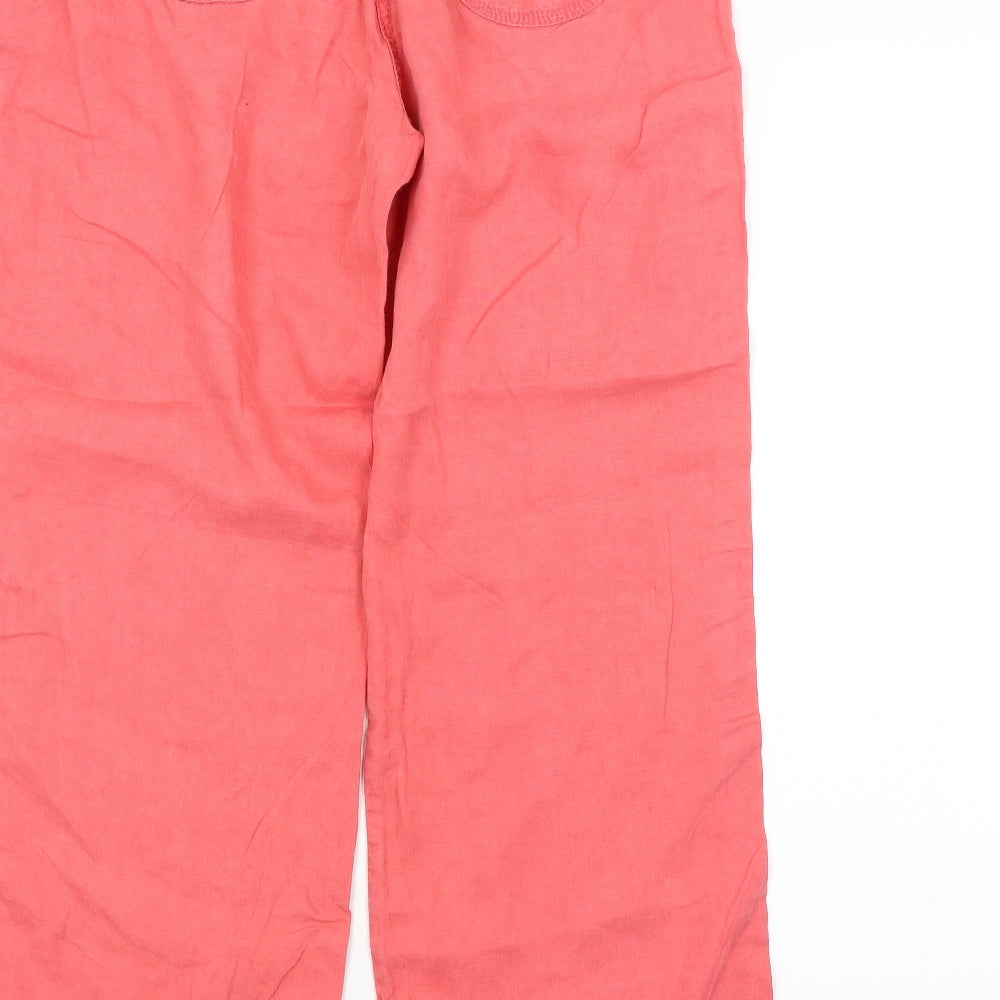 M&S Womens Red   Trousers   L28 in