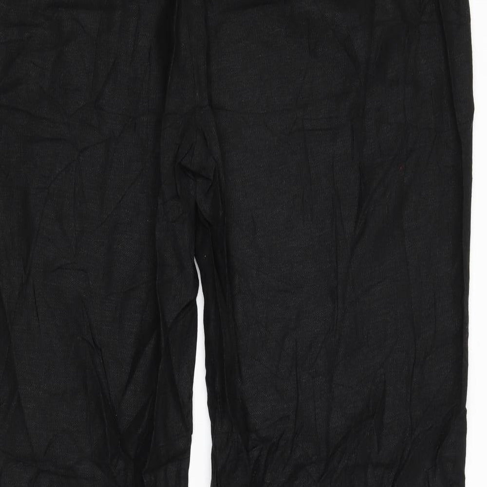 M&S Womens Black   Trousers  Size 20 L31 in