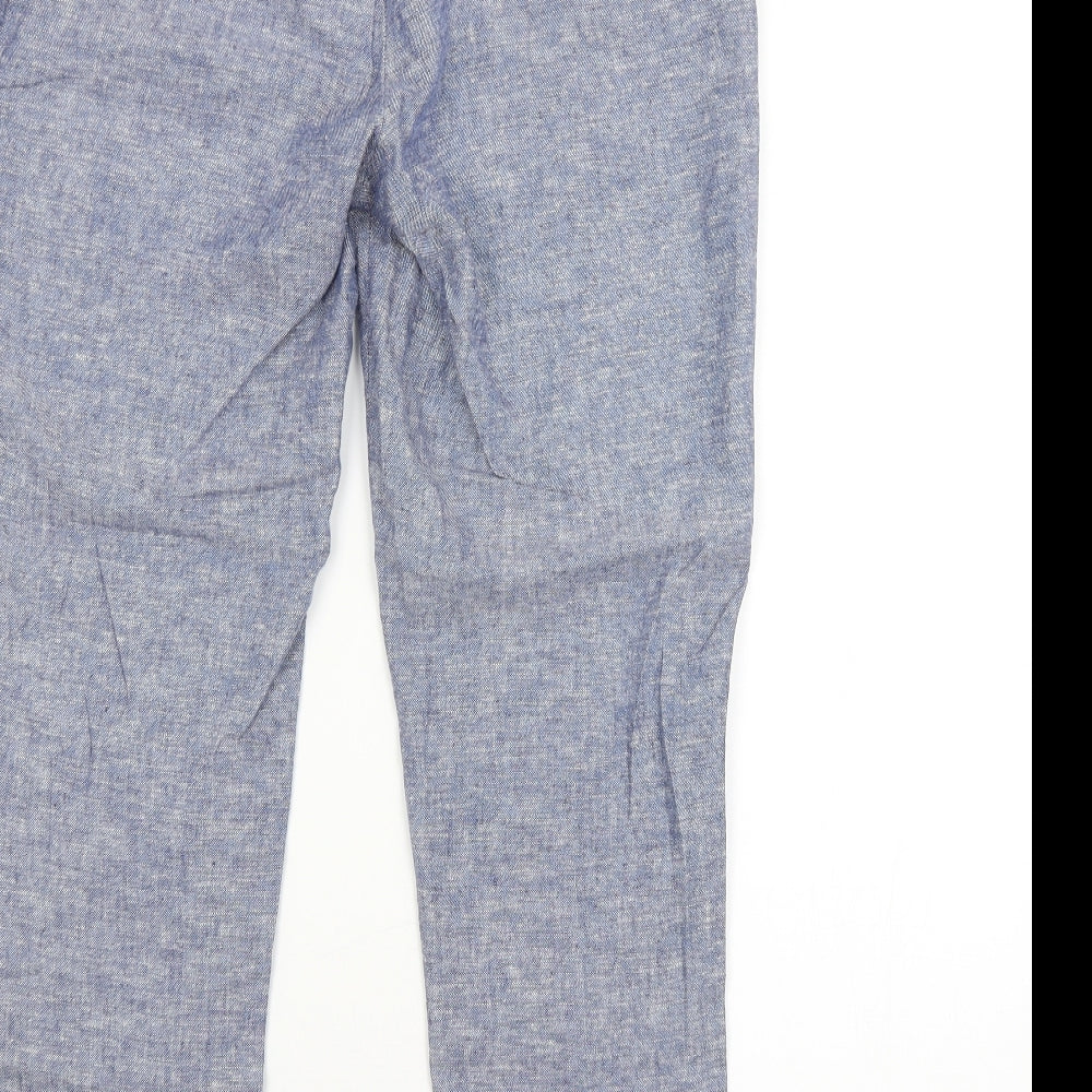 Principles Womens Blue   Trousers  Size 10 L27 in