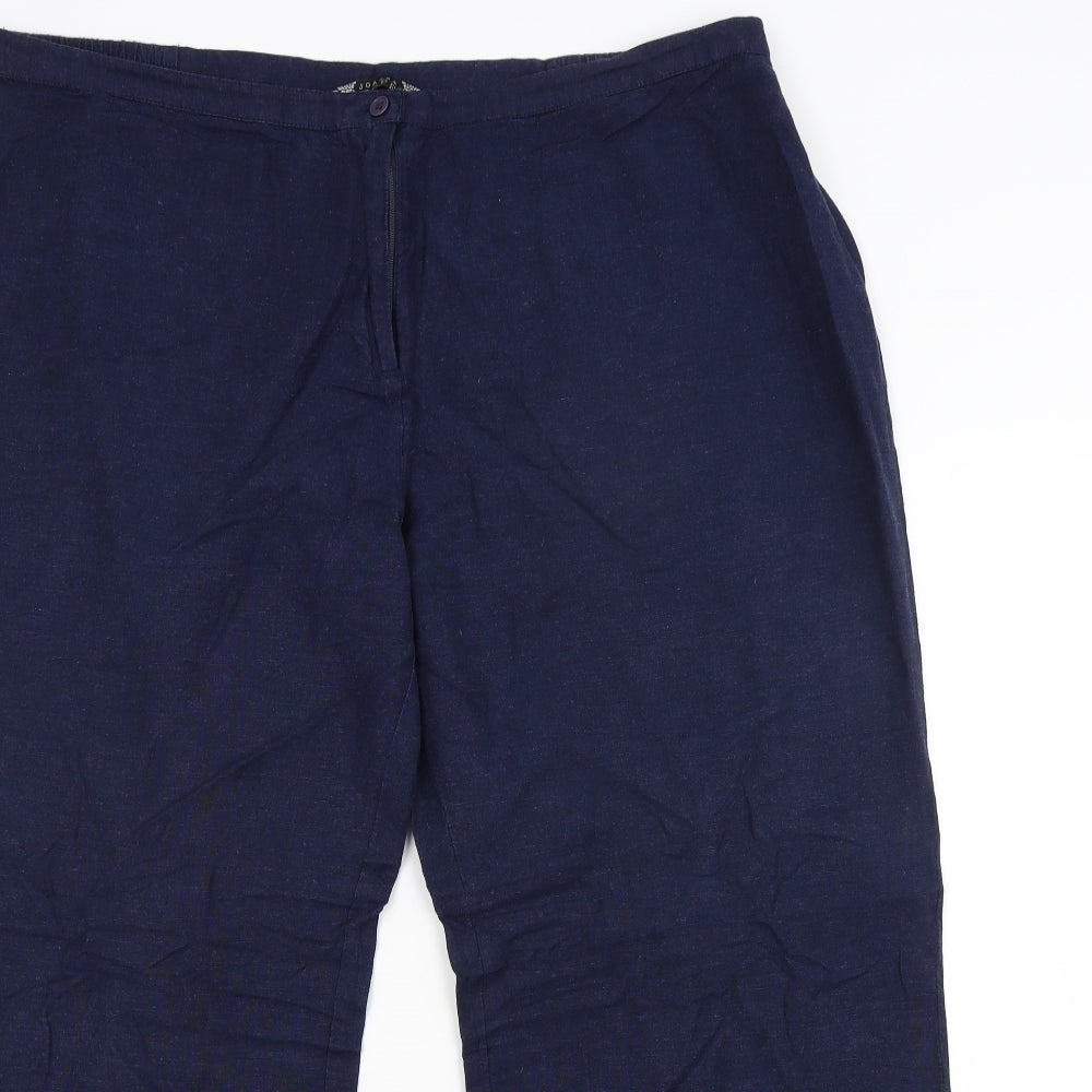Joanna Hope Womens Blue   Trousers  Size 22 L27 in