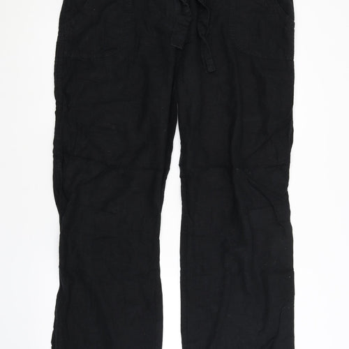 M&S Womens Black   Trousers  Size 18 L29 in