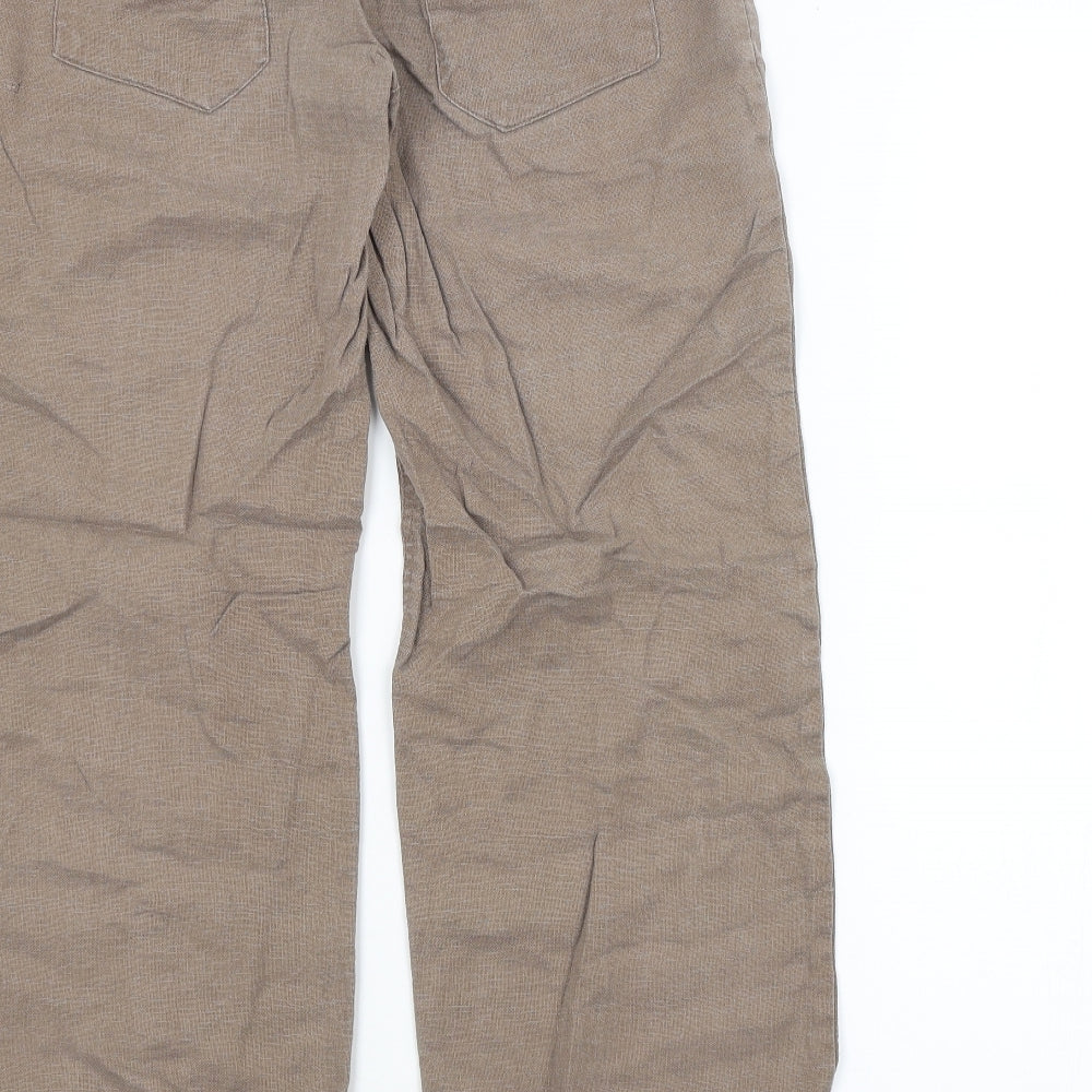 Fat Face Womens Brown   Trousers  Size 10 L28 in