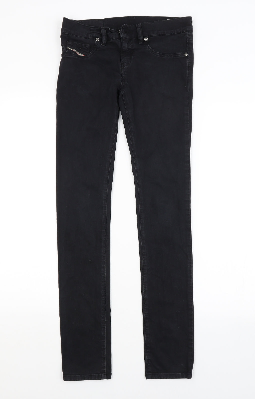 Preworn Womens Black   Skinny Jeans Size 14 L30 in
