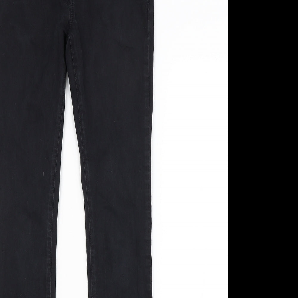 Preworn Womens Black   Skinny Jeans Size 14 L30 in