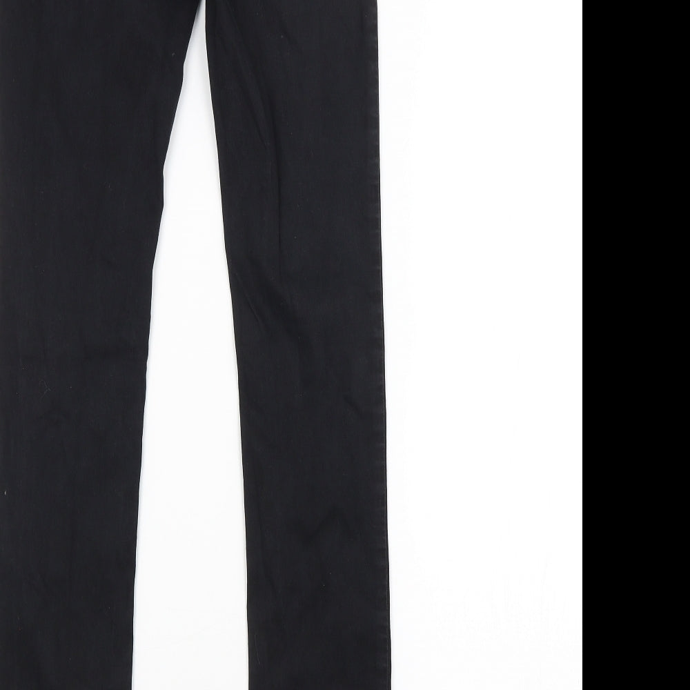 Preworn Womens Black   Skinny Jeans Size 14 L30 in