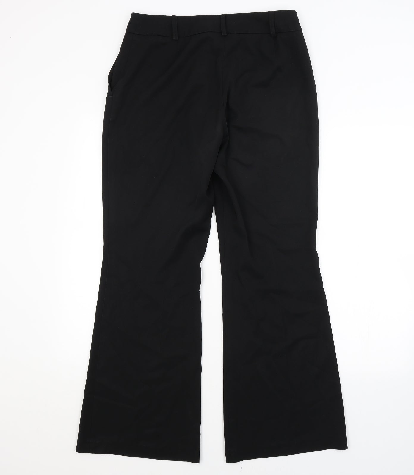 M&S Womens Black   Trousers  Size 12 L29 in