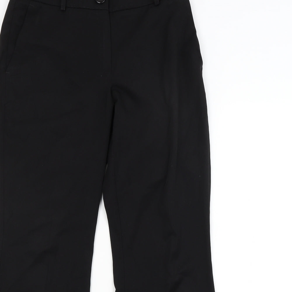 M&S Womens Black   Trousers  Size 12 L29 in