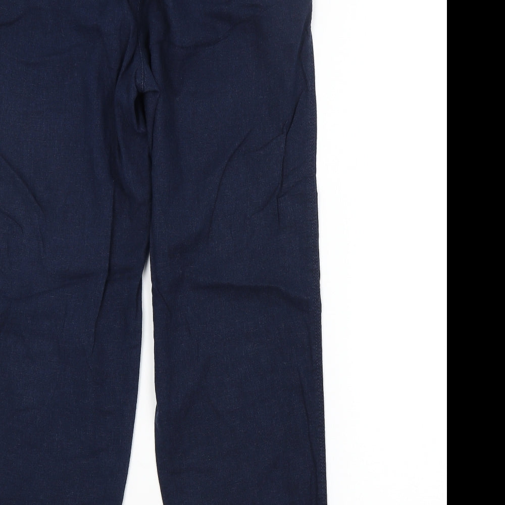 M&S Womens Black   Trousers  Size 12 L26 in